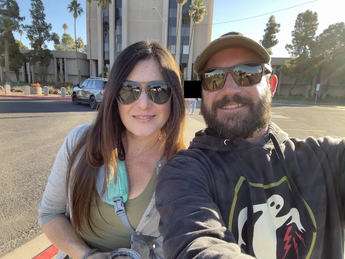 Sonny and Julia: palm trees and sunshine