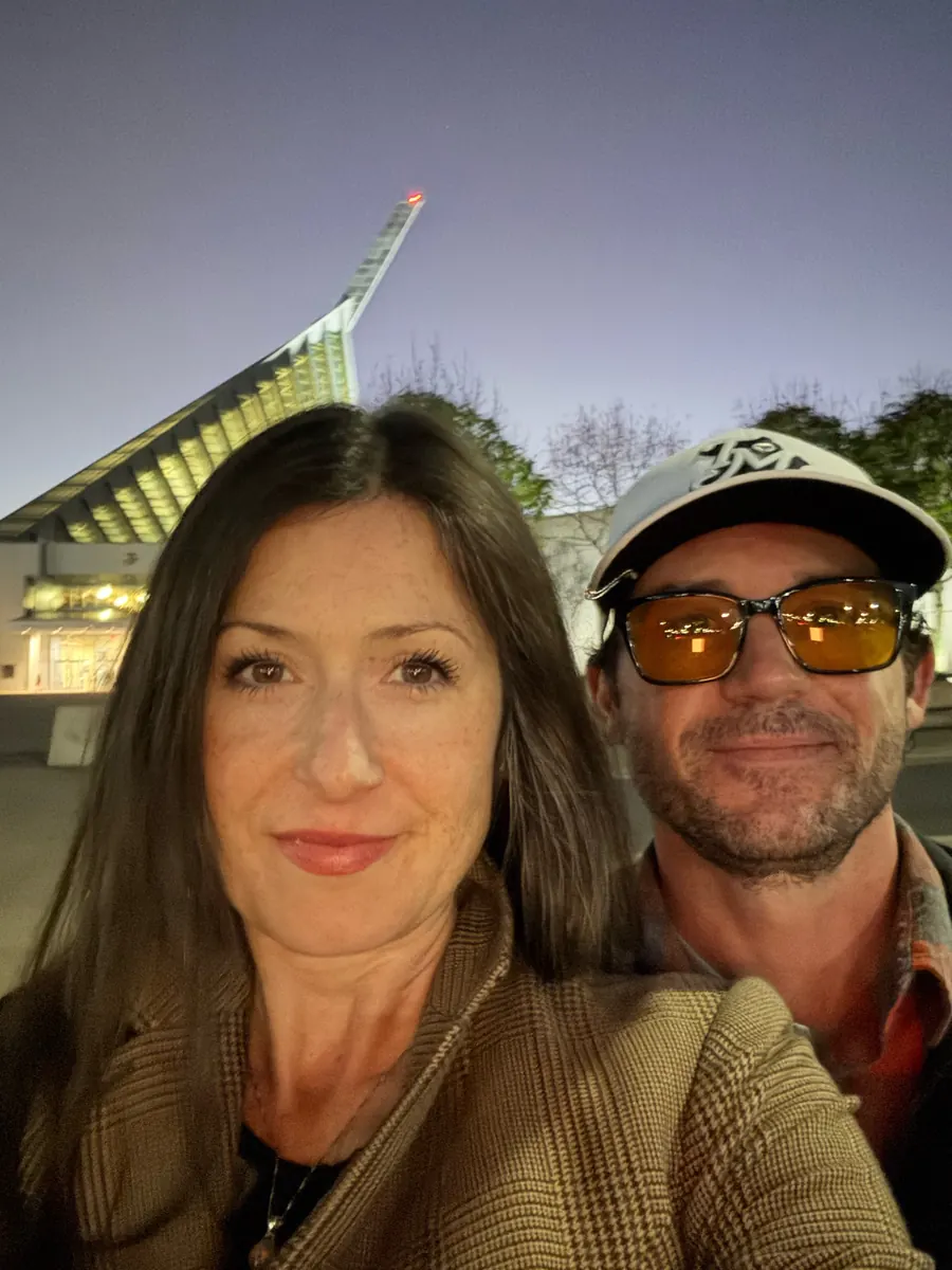 Sonny and Julia: evening out together