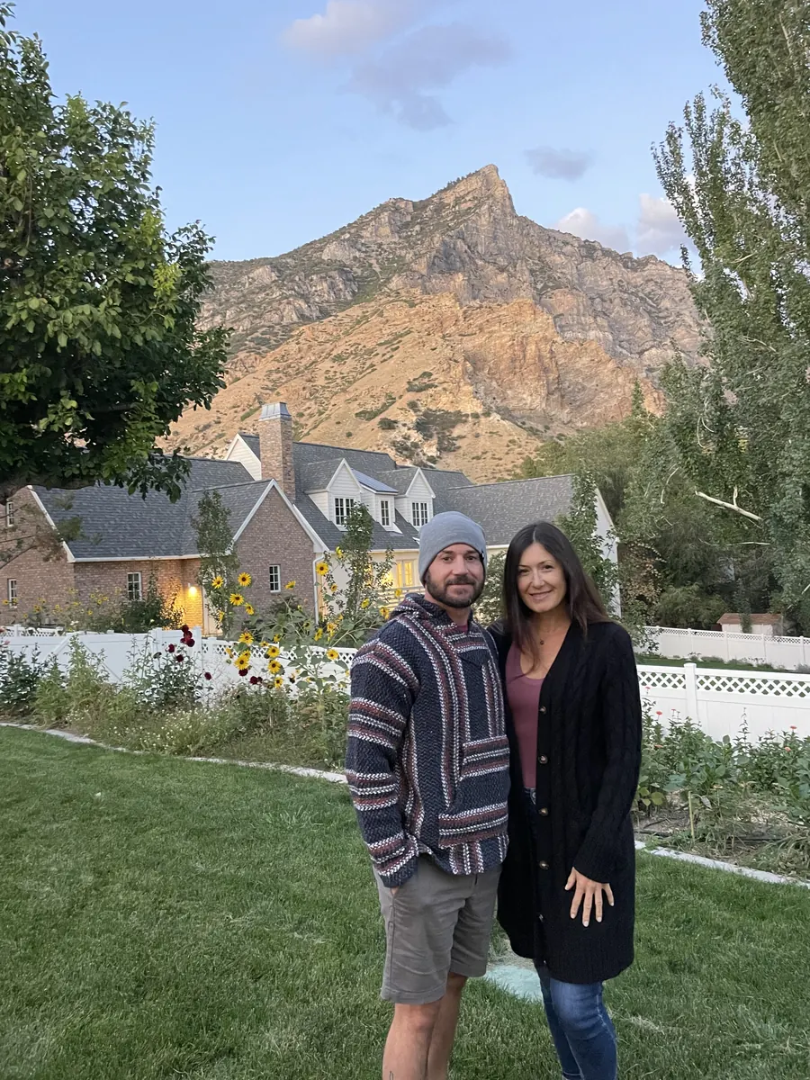 Sonny and Julia: mountain view at dusk